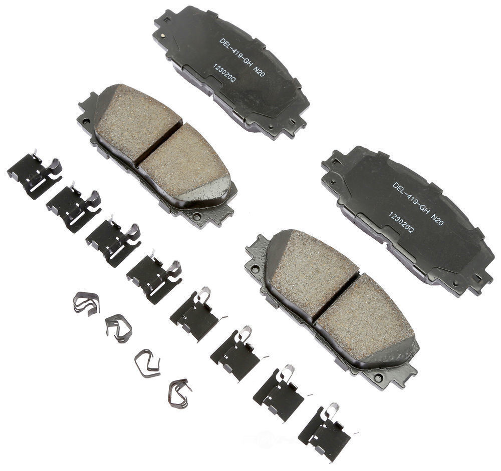 ACDelco Professional Durastop 17D1184CHF1 Disc Brake Pad Set