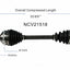 GSP North America NCV21518 CV Axle Assembly