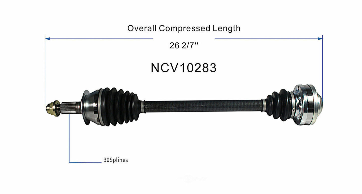 GSP North America NCV10283 CV Axle Assembly