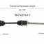 GSP North America NCV27541 CV Axle Assembly