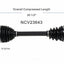 GSP North America NCV23643 CV Axle Assembly