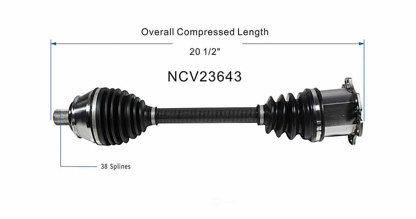 GSP North America NCV23643 CV Axle Assembly