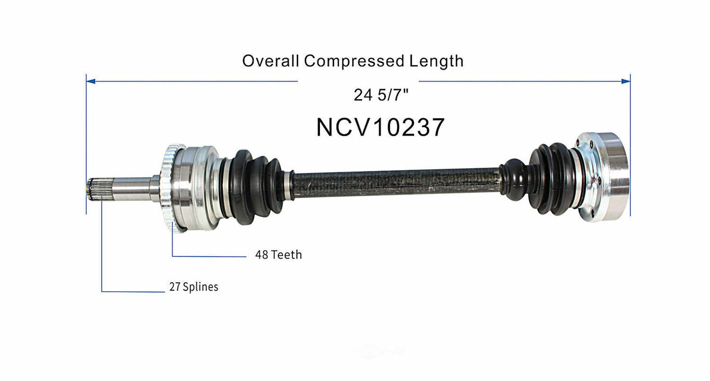 GSP North America NCV10237 CV Axle Assembly