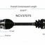 GSP North America NCV37075 CV Axle Assembly