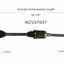 GSP North America NCV27047 CV Axle Assembly