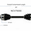 GSP North America NCV75055 CV Axle Assembly