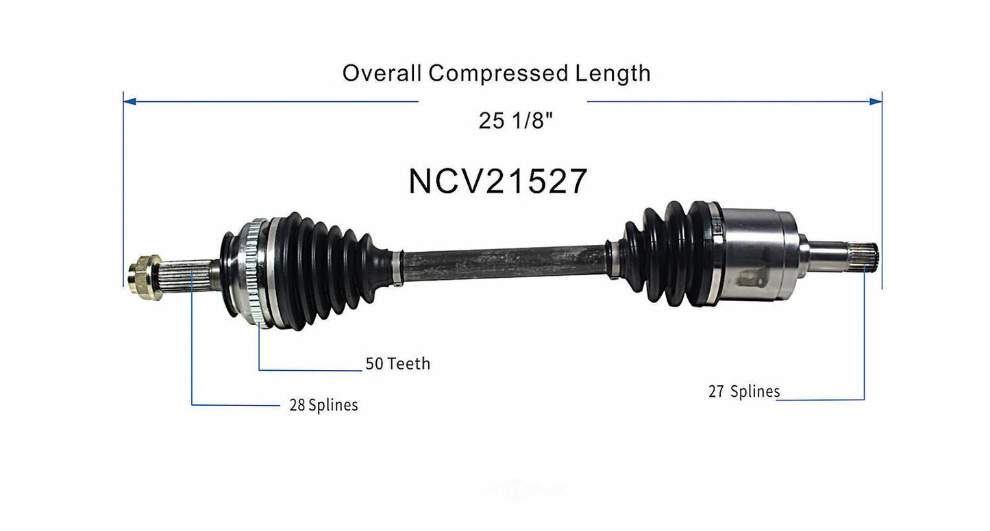 GSP North America NCV21527 CV Axle Assembly