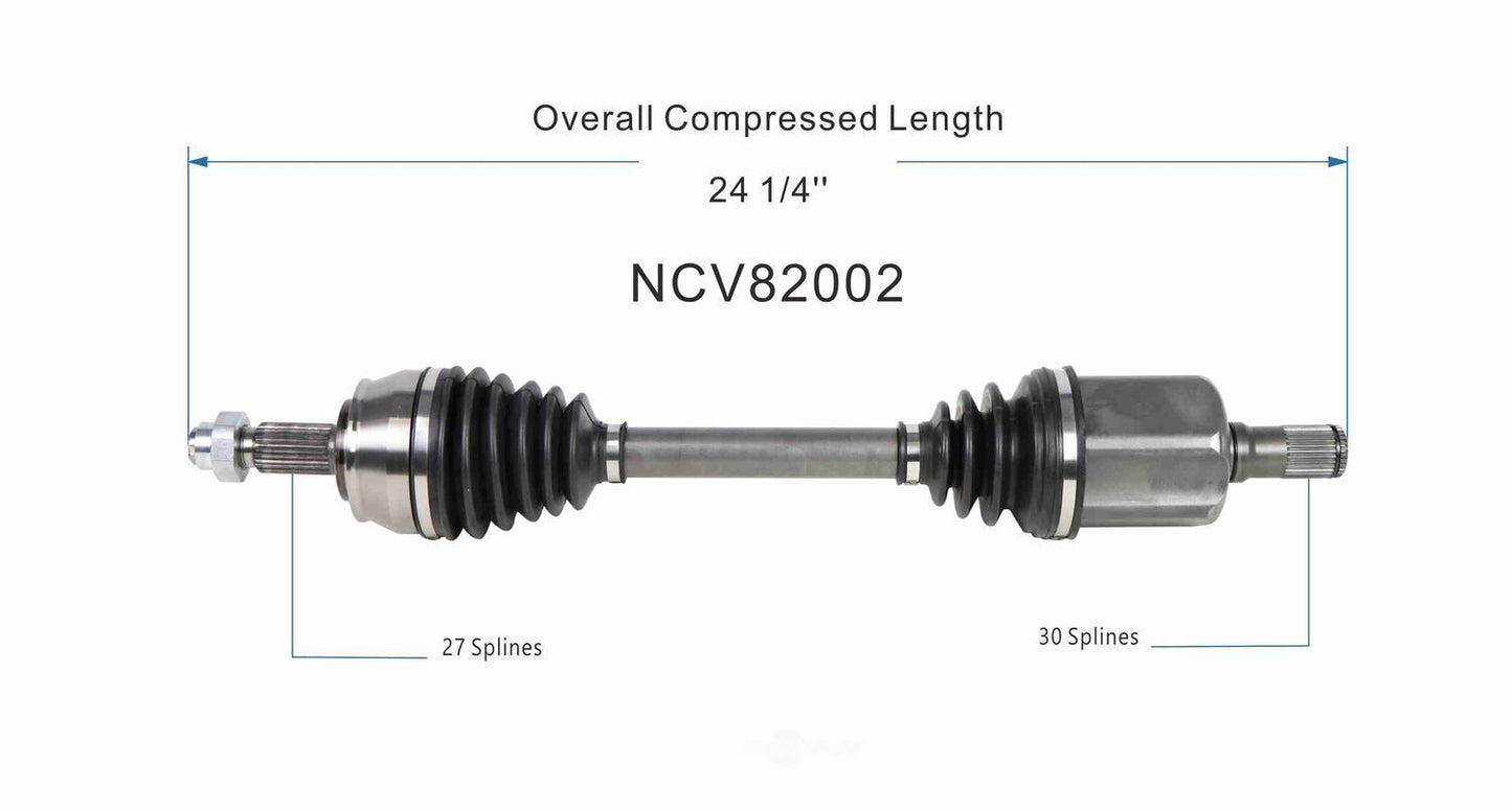 GSP North America NCV82002 CV Axle Assembly