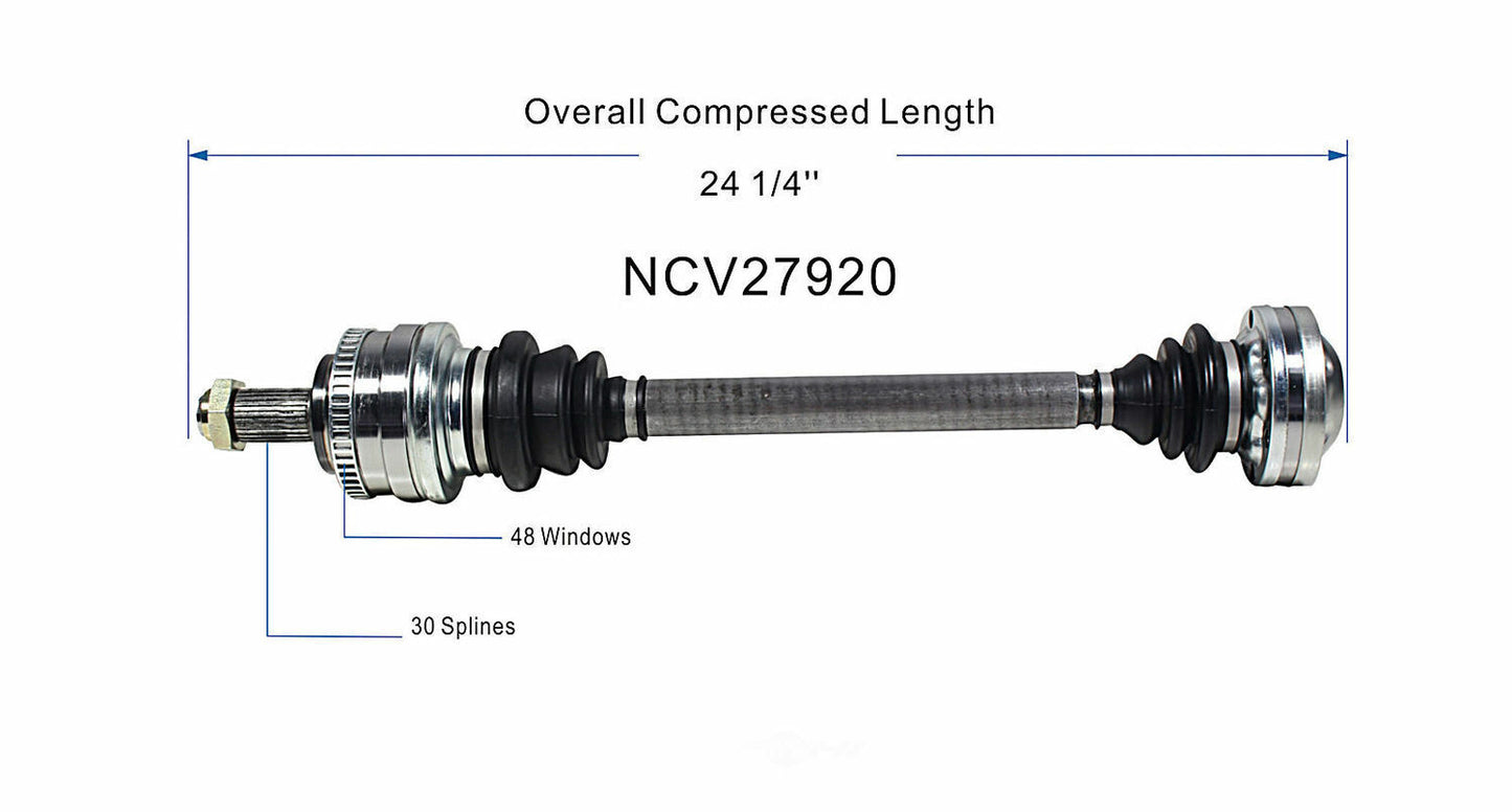 GSP North America NCV27920 CV Axle Assembly