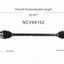 GSP North America NCV69152 CV Axle Assembly