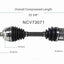 GSP North America NCV73071 CV Axle Assembly
