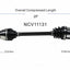 GSP North America NCV11131 CV Axle Assembly