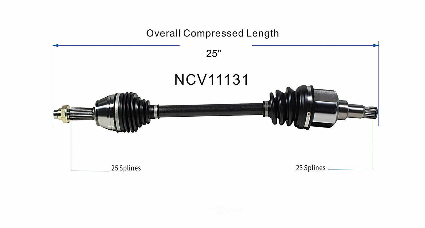 GSP North America NCV11131 CV Axle Assembly