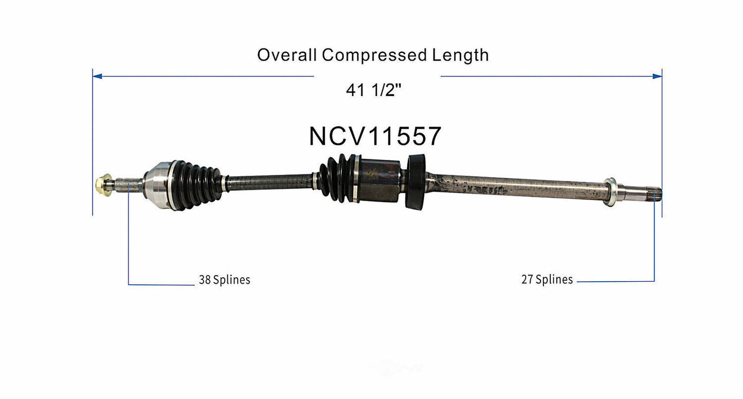 GSP North America NCV11557 CV Axle Assembly