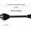 GSP North America NCV72022 CV Axle Assembly