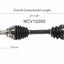 GSP North America NCV10200 CV Axle Assembly