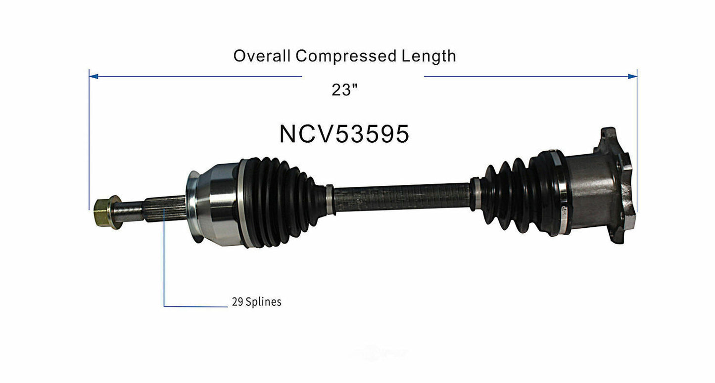 GSP North America NCV53595 CV Axle Assembly