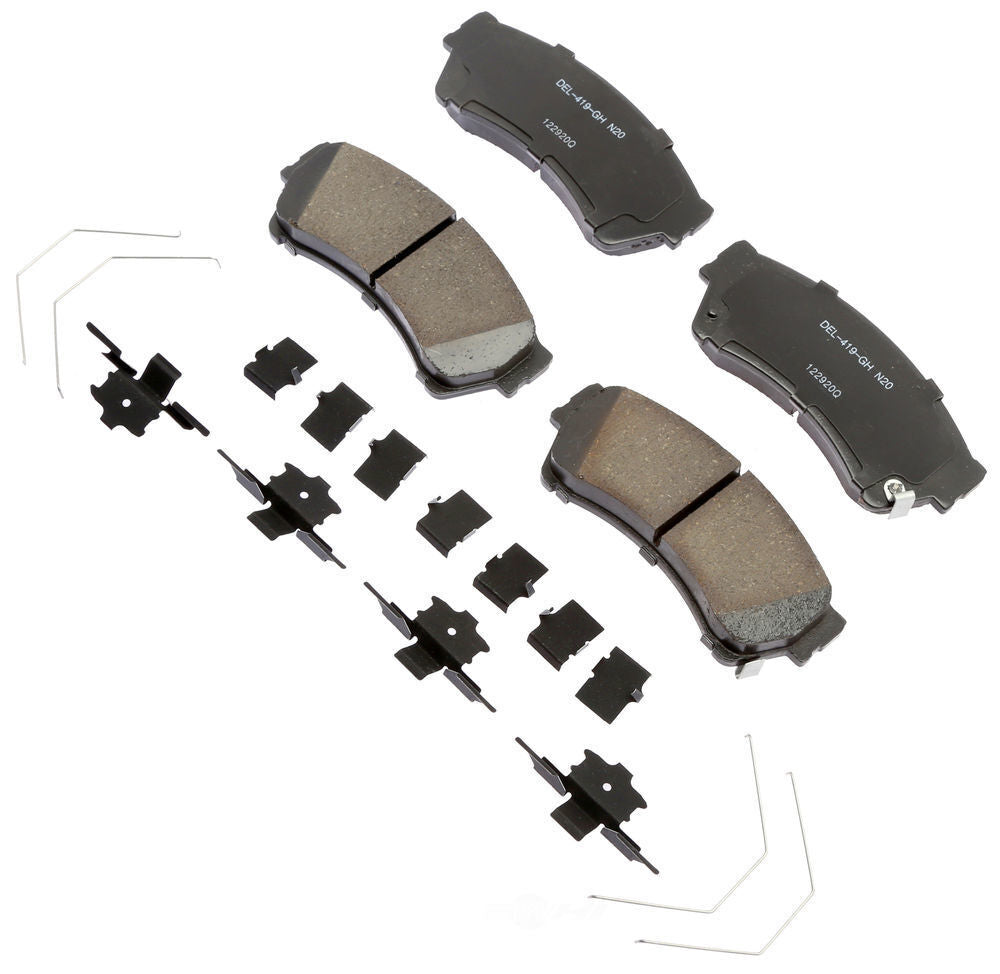 ACDelco Professional Durastop 17D1192CHF2 Disc Brake Pad Set