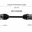 GSP North America NCV49506 CV Axle Assembly