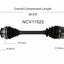 GSP North America NCV11522 CV Axle Assembly