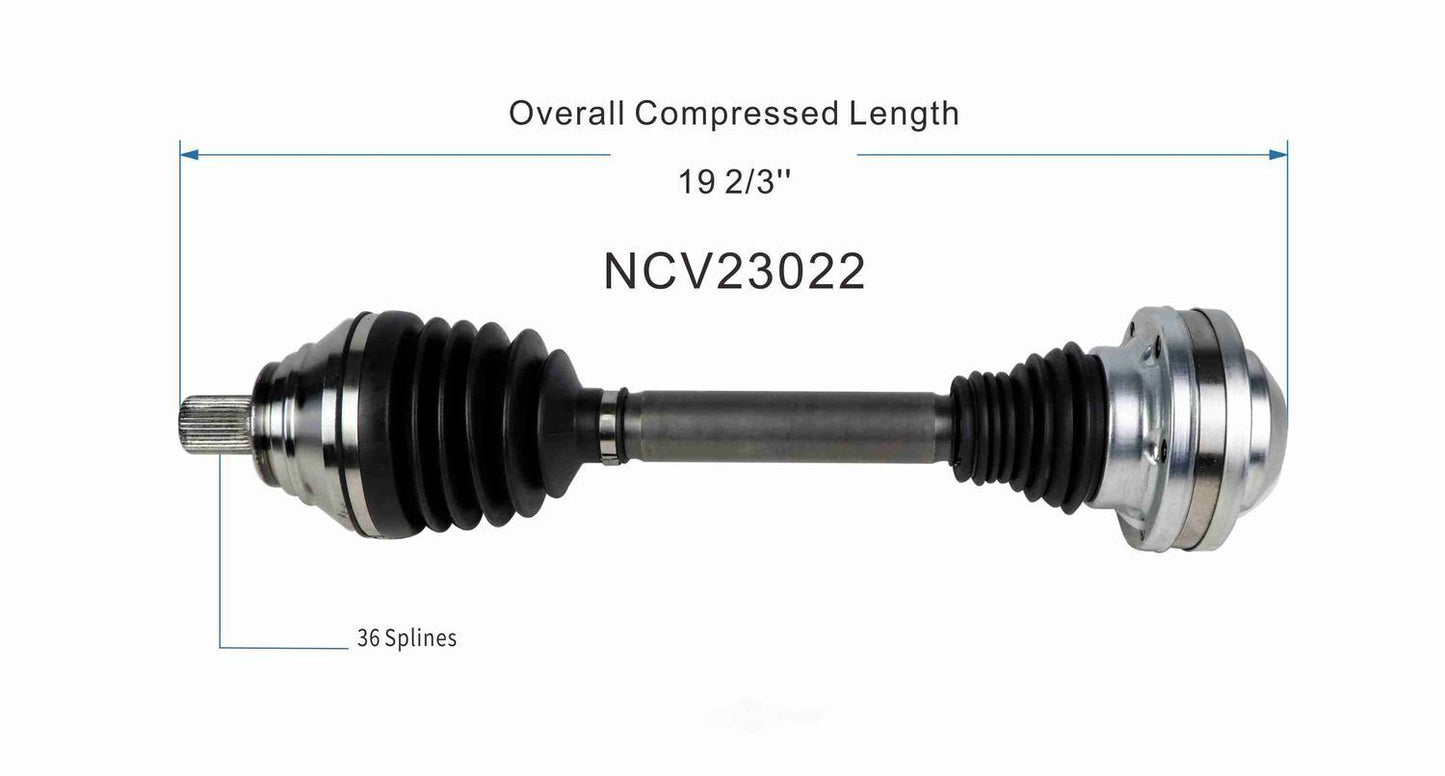 GSP North America NCV23022 CV Axle Assembly