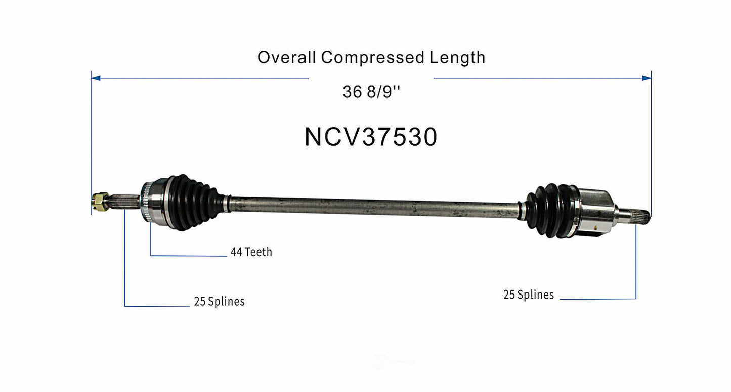 GSP North America NCV37530 CV Axle Assembly