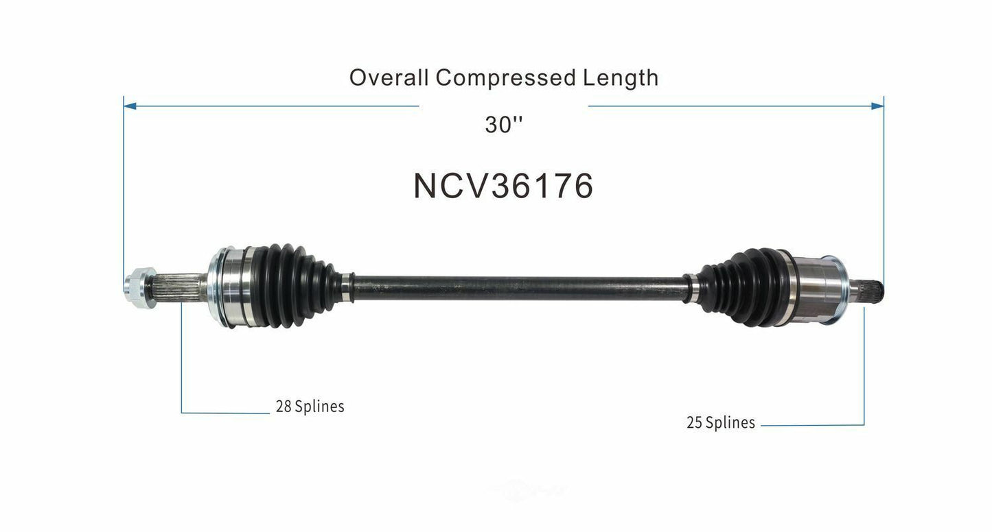 GSP North America NCV36176 CV Axle Assembly
