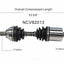 GSP North America NCV82013 CV Axle Assembly