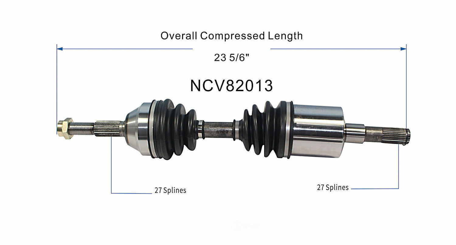 GSP North America NCV82013 CV Axle Assembly
