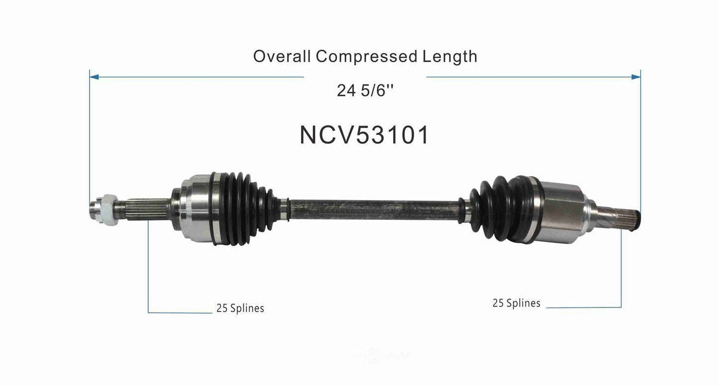GSP North America NCV53101 CV Axle Assembly