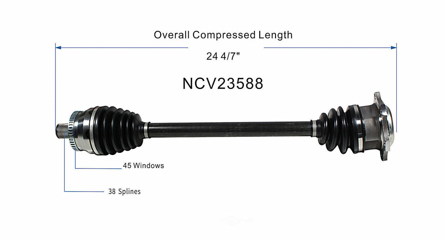 GSP North America NCV23588 CV Axle Assembly