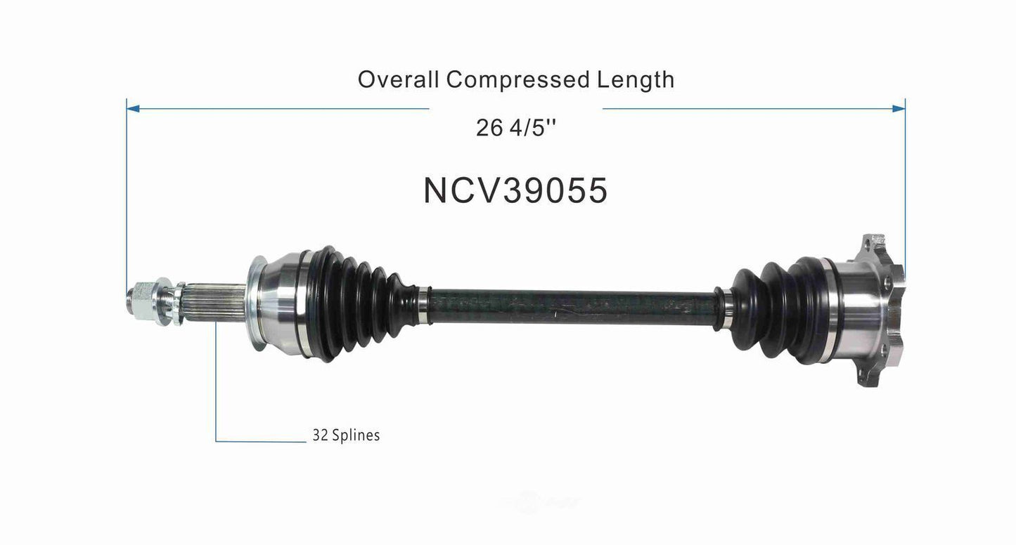 GSP North America NCV39055 CV Axle Assembly