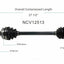 GSP North America NCV12513 CV Axle Assembly