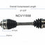 GSP North America NCV11558 CV Axle Assembly