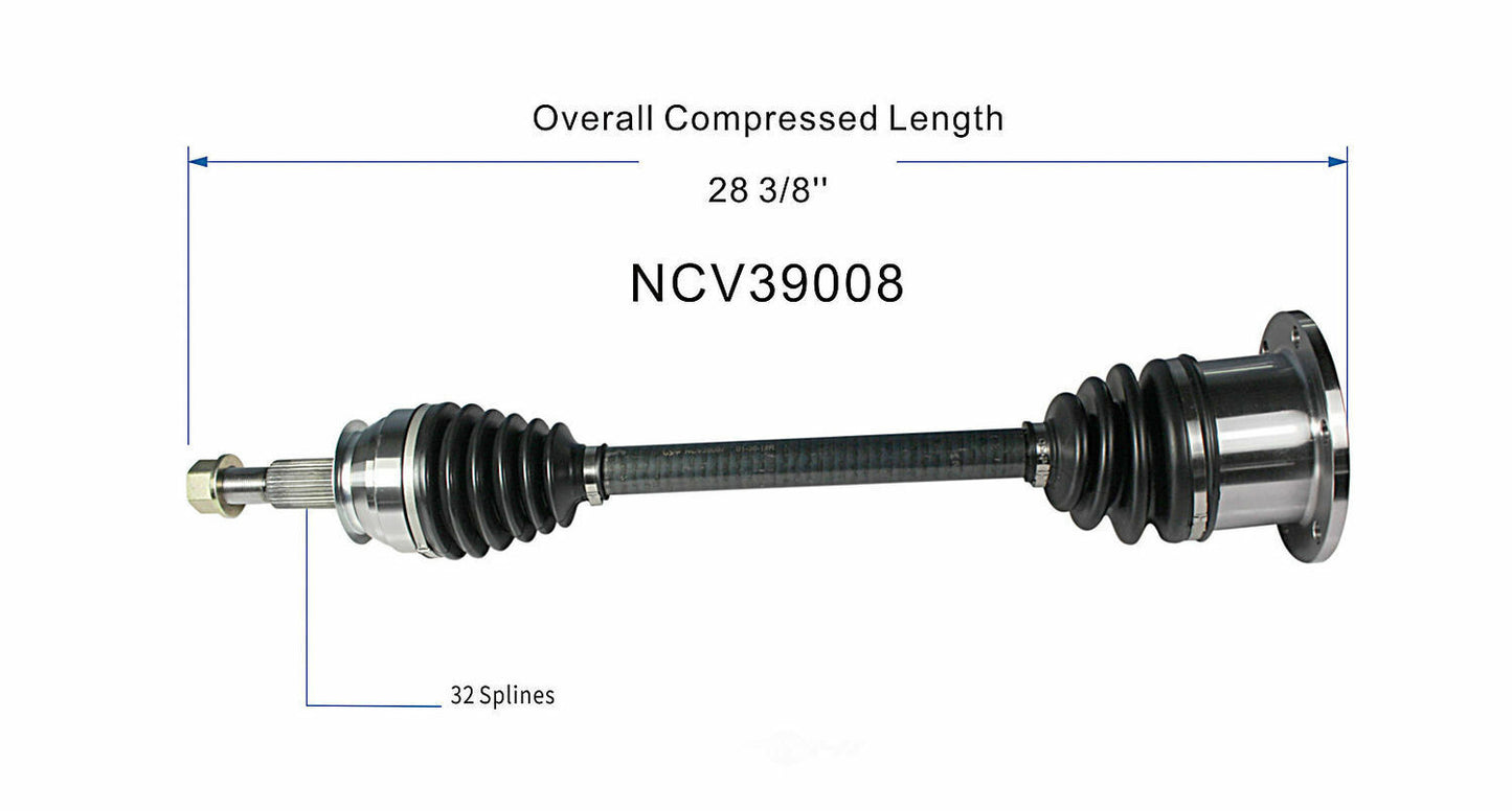 GSP North America NCV39008 CV Axle Assembly