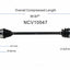 GSP North America NCV10547 CV Axle Assembly