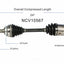 GSP North America NCV10567 CV Axle Assembly