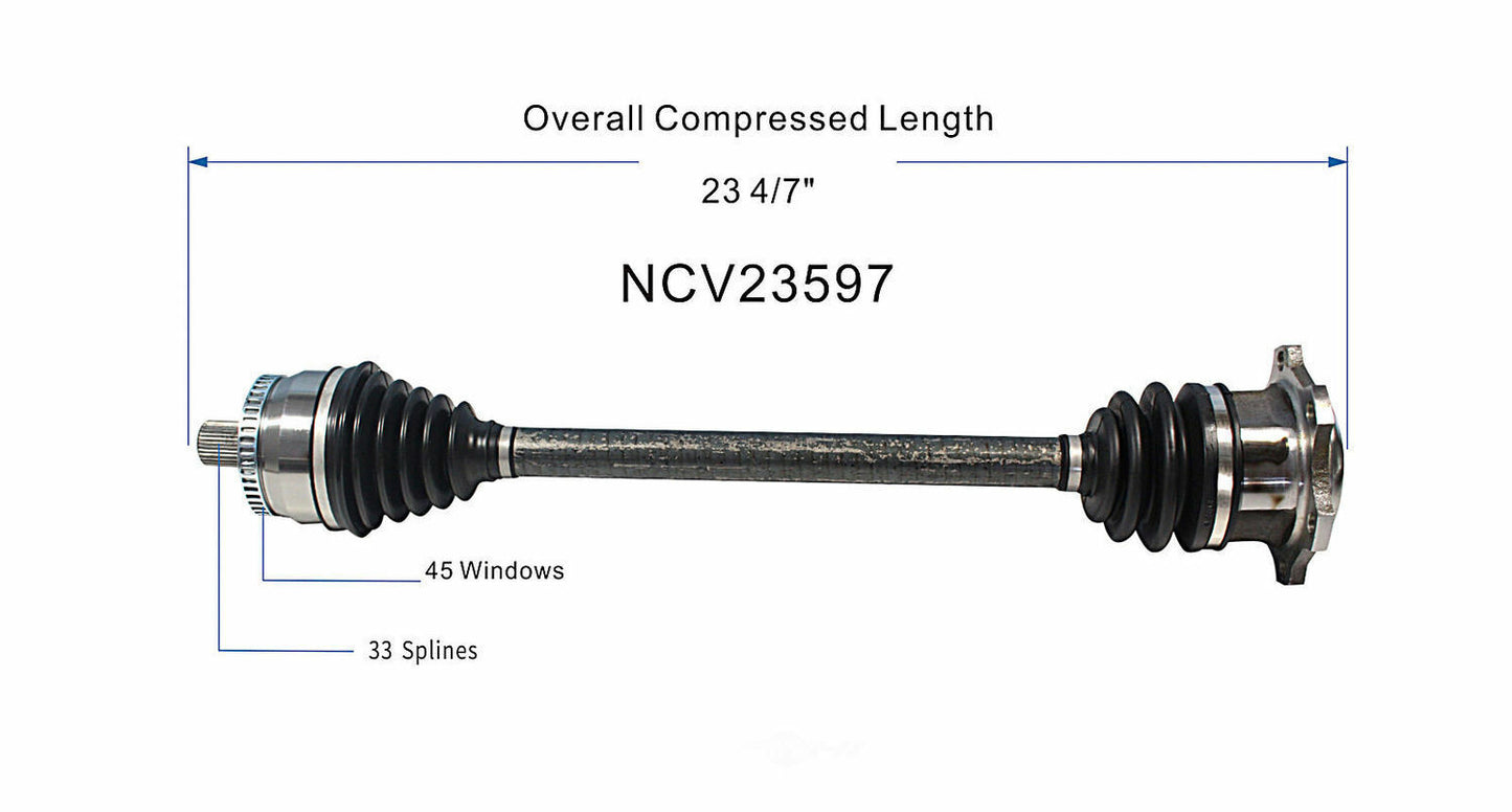 GSP North America NCV23597 CV Axle Assembly