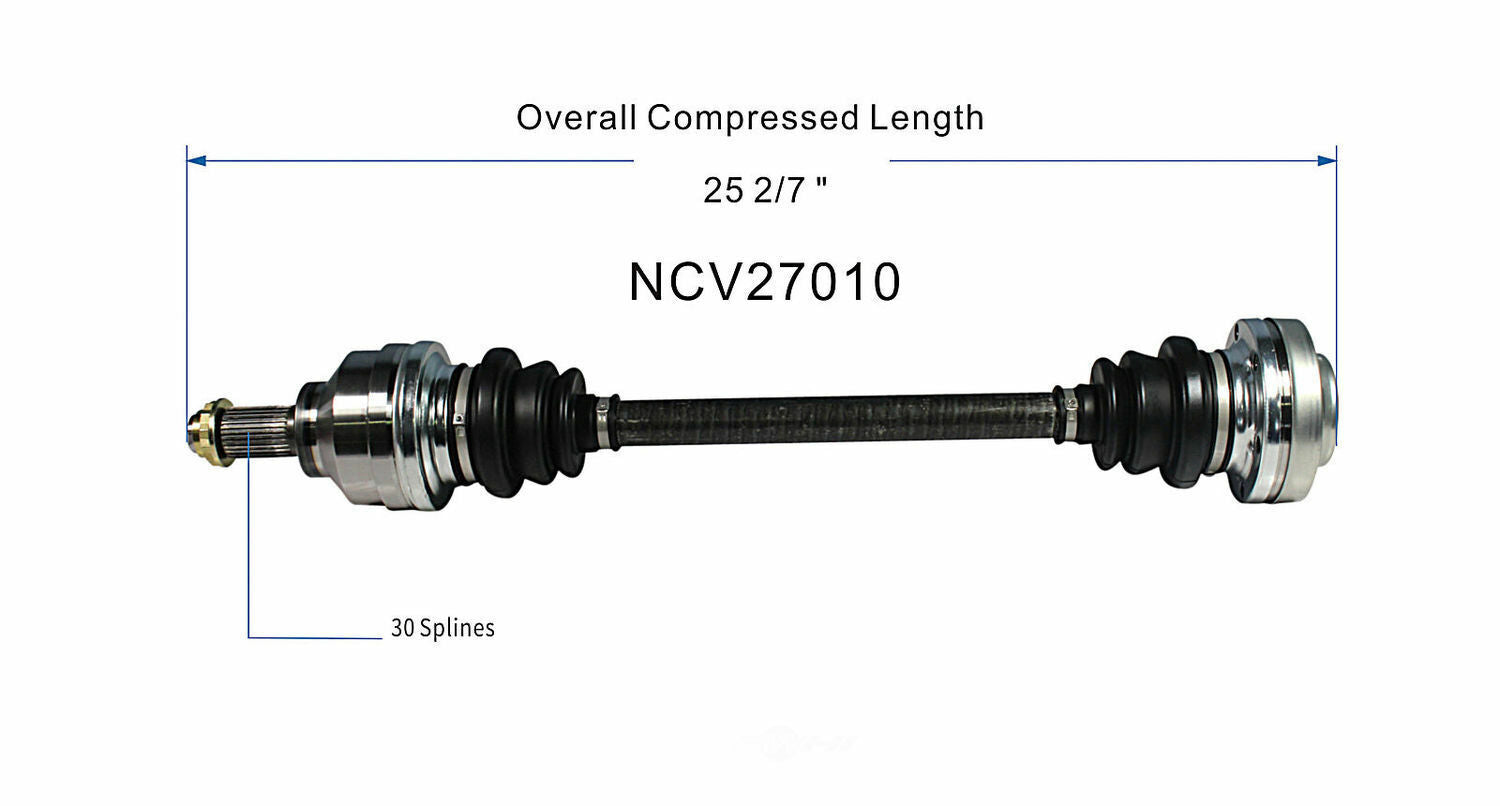 GSP North America NCV27010 CV Axle Assembly