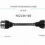 GSP North America NCV36190 CV Axle Assembly
