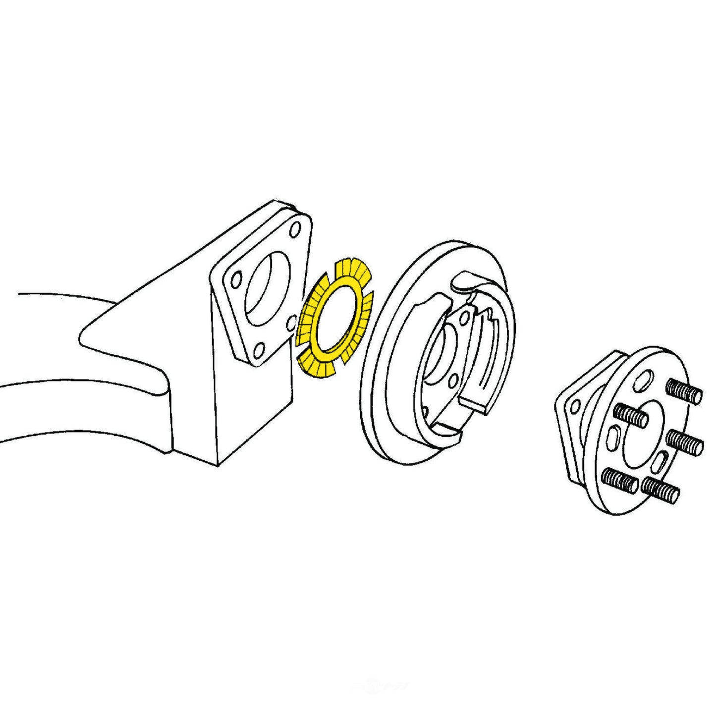 Moog K7264-4 Alignment Shim