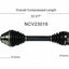 GSP North America NCV23016 CV Axle Assembly