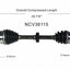 GSP North America NCV36115 CV Axle Assembly