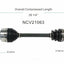 GSP North America NCV21063 CV Axle Assembly
