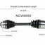 GSP North America NCV69500 CV Axle Assembly