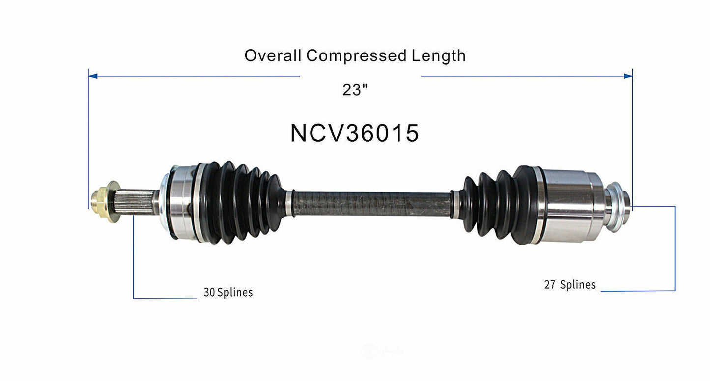 GSP North America NCV36015 CV Axle Assembly
