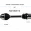 GSP North America NCV53913 CV Axle Assembly