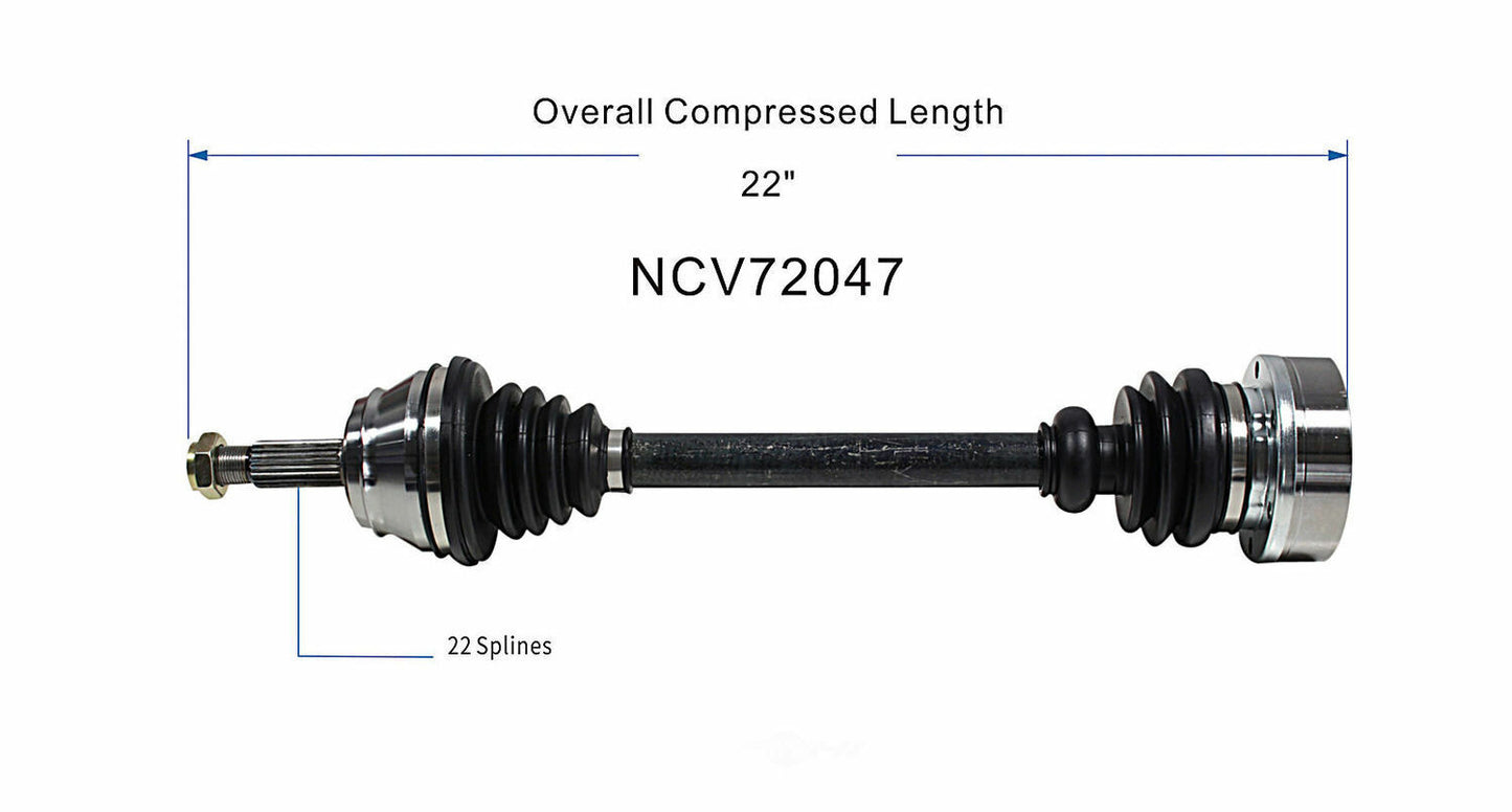 GSP North America NCV72047 CV Axle Assembly
