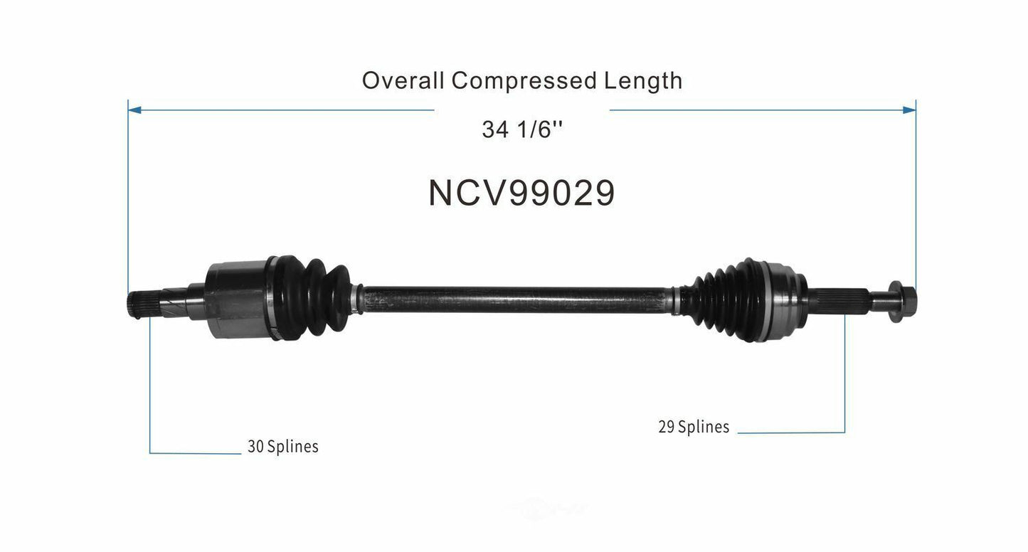 GSP North America NCV99029 CV Axle Assembly