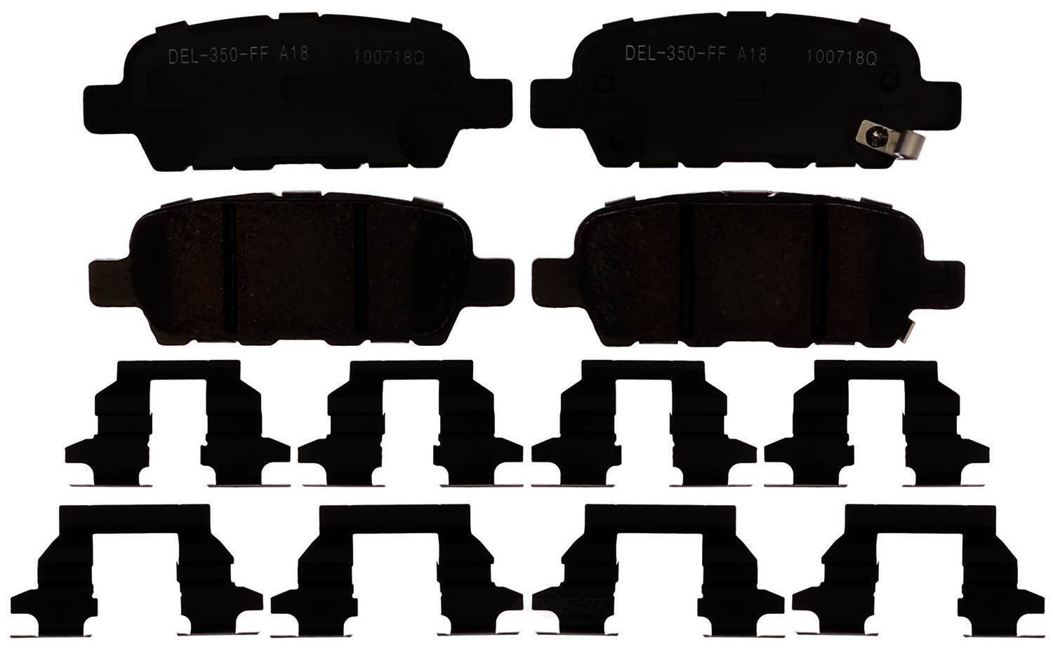 ACDelco Professional Durastop 17D1288CHF1 Disc Brake Pad Set